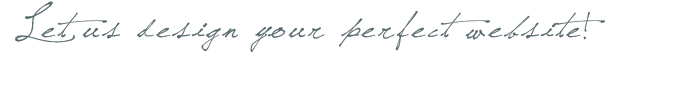 Let us design your perfect website